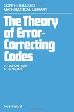 The Theory Of Error Correcting Codes