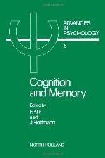 Advances in Psychology, Volume 5