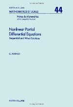 Nonlinear Partial Differential Equations