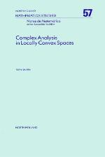 Complex Analysis In Locally Convex Spaces