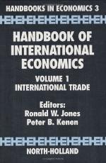 Handbook of International Economics, 1