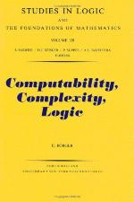 Computability, Complexity, Logic