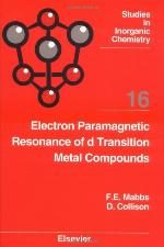 Electron Paramagnetic Resonance Of D Transition Metal Compounds