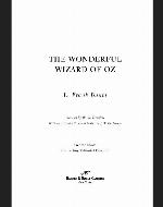 The Wonderful Wizard of Oz