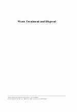Waste treatment and disposal