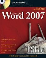 Microsoft Word 2007 Bible [With CD-ROM]