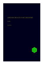 Organic Reaction Mechanisms, 1996,
