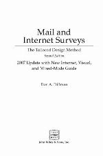 Mail and Internet Surveys