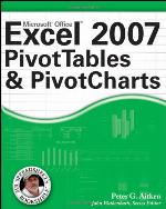 Excel 2007 Pivottables and Pivotcharts