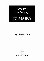 Dream Dictionary For Dummies