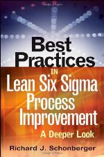 Best Practices in Lean Six SIGMA Process Improvement