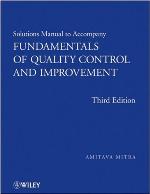 Fundamentals of Quality Control and Improvement, Solutions Manual