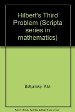 Hilbert's Third Problem