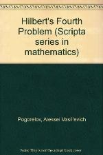 Hilbert's Fourth Problem