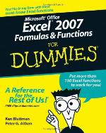 Microsoft Office Excel 2007 Formulas & Functions For Dummies
