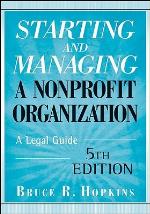 Starting and Managing a Nonprofit Organization