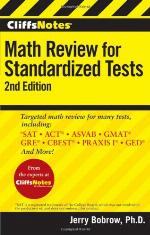 CliffsNotes Math Review for Standardized Tests, 2nd Edition