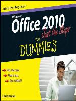Office 2010 Just the Steps For Dummies