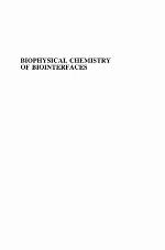 Biophysical chemistry of biointerfaces