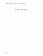 Phenomenology for Therapists