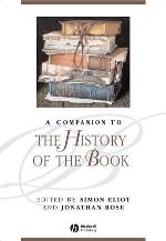 A companion to the history of the book