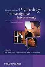 Handbook of psychology of investigative interviewing : current developments and future directions