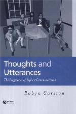 Thoughts and Utterances