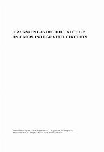 Transient-induced latchup in CMOS integrated circuits