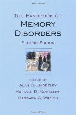 The Handbook Of Memory Disorders