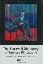 The Blackwell Dictionary of Western Philosophy