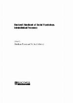 Blackwell Handbook of Social Psychology