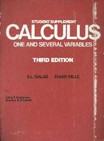 Student supplement for Calculus, one and several variables, third edition [by] S.L. Salas [and] Einar Hille