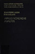 Applied Nonlinear Analysis