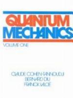 Quantum mechanics. Volume I