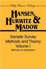 Sample Survey Methods and Theory, Volume 1