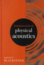 Fundamentals of Physical Acoustics