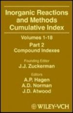 Inorganic Reactions and Methods, Cumulative Index, Part 2