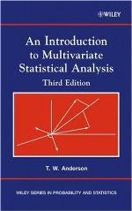 An Introduction to Multivariate Statistical Analysis
