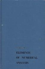 Elements of Numerical Analysis