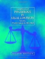 Handbook of Psychology in Legal Contexts