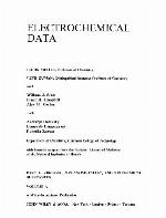 Electrochemical Data