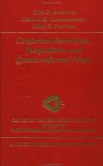 Conformal Invariants, Inequalities, and Quasiconformal Maps