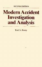 Modern Accident Investigation and Analysis