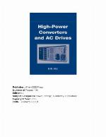 High-Power Converters and AC Drives