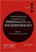 Comprehensive Handbook of Personality and Psychopathology, Adult Psychopathology