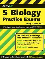 CliffsAP 5 Biology Practice Exams