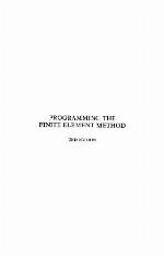 Programming the Finite Element Method