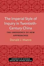 The Imperial Style of Inquiry in Twentieth-Century China