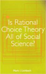 Is Rational Choice Theory All of Social Science?