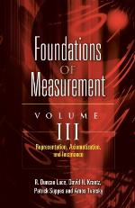 Foundations of Measurement Volume III